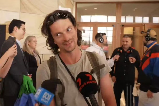 The passenger admitted he had ‘gotten confused’ and ended up in NSW instead of WA.