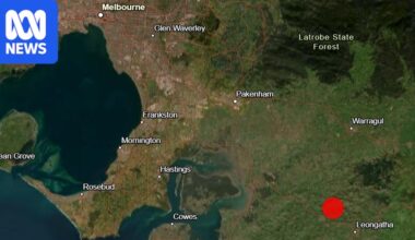 Magnitude-4.8 earthquake strikes near Leongatha, south-east of Melbourne