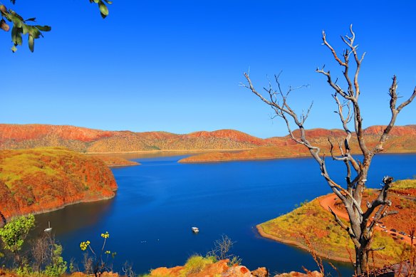 Lake Argyle is about 21 times the size of Sydney Harbour.