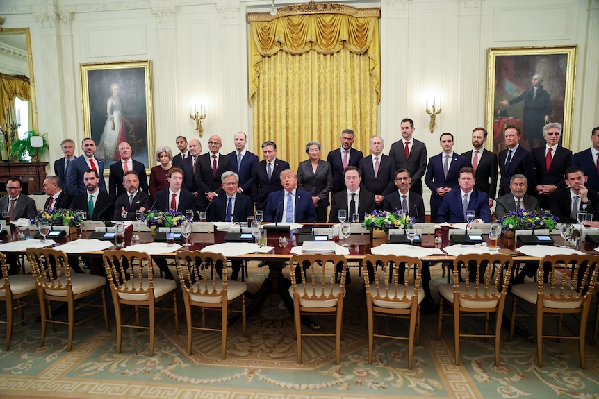 President Trump Meets With AI Executives At White House