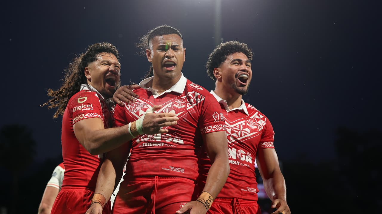 NRL 2026: Haumole Olakau’atu stars as Tonga hand England World Cup loss