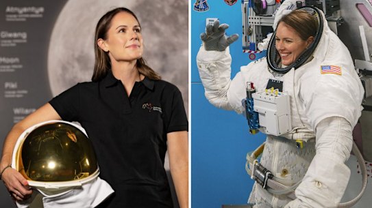 Katherine Bennell-Pegg has become the first astroanut trained under the Australian flag.