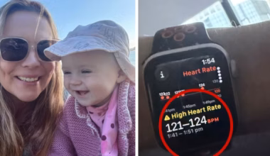 Apple Watch alert saves new mum from deadly infection