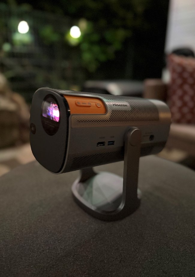 I’ve been road-testing the Hisense P1 Projector.