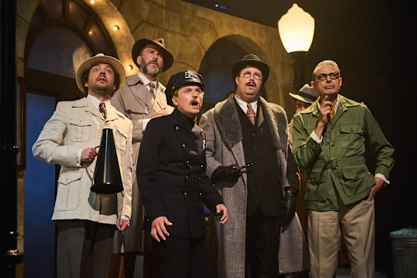 Jeff Goldblum (right) hosts an episode of Saturday Night Live UK.