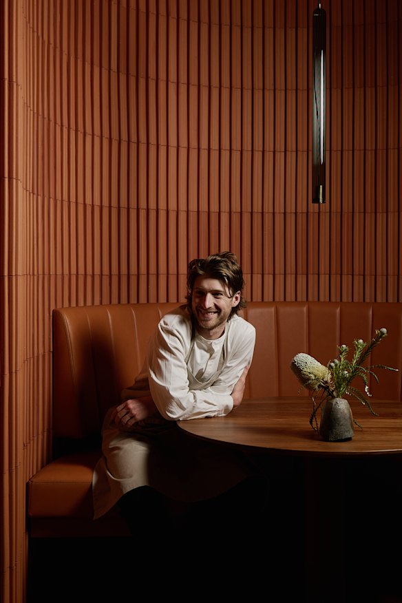 Chef Hugh Allen oversees two three-hat restaurants, Yiaga (pictured) and Vue de Monde.