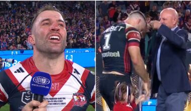 NRL Grand Final 2026: Who won the Clive Churchill Medal for man of the match? James Tedesco, emotional interview, what did he say