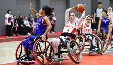 Iran women’s wheelchair basketball suffer loss against Thailand