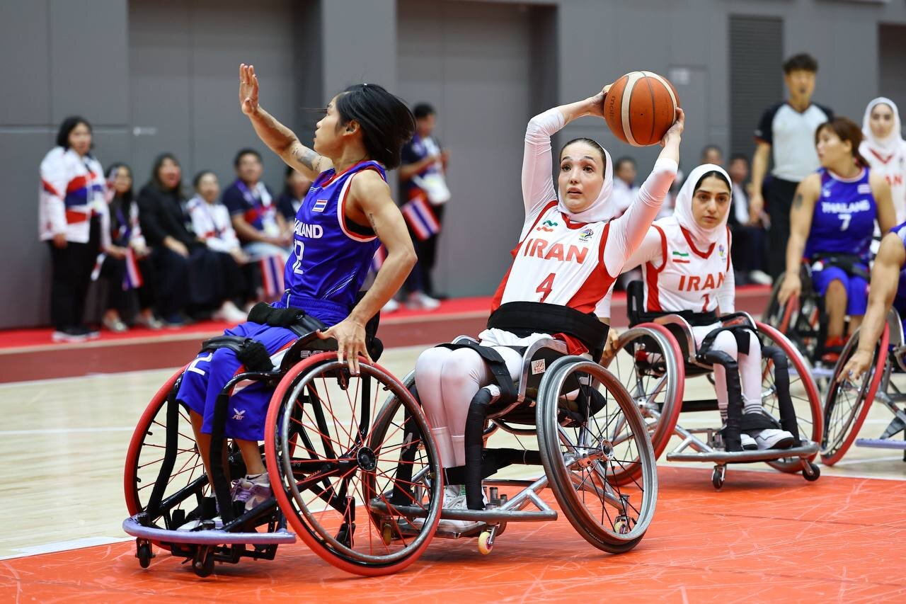 Iran women’s wheelchair basketball suffer loss against Thailand