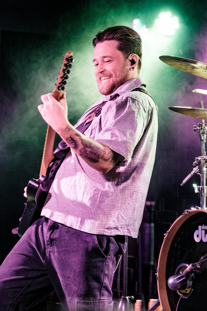 Reece Mastin performs live.