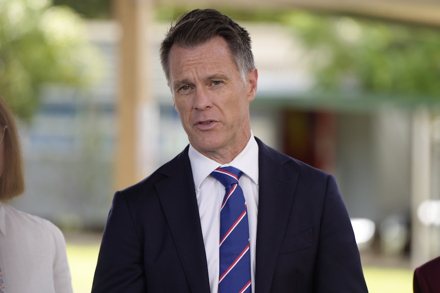 Chris Minns NSW Premier at Parramatta East Public School