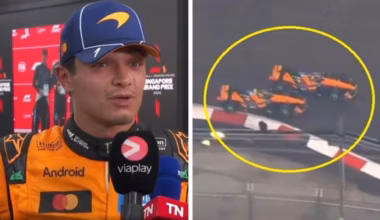 F1 2026: Lando Norris’ prickly exchange with reporter after crashes into Oscar Piastri in Singapore GP sprint, qualifying
