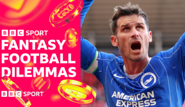 Fantasy football graphic featuring Brighton's Pascal Gross