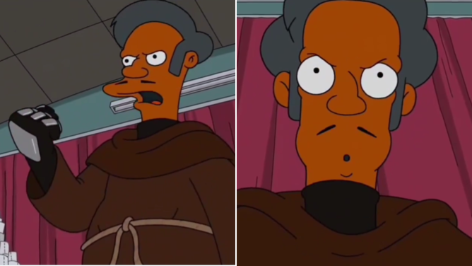 Iconic Simpsons character Apu has spoken for the first time in nearly a decade in the special Halloween episode. 