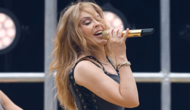 Kylie Minogue: AFL Grand Final outfits designed by Dolce & Gabbana
