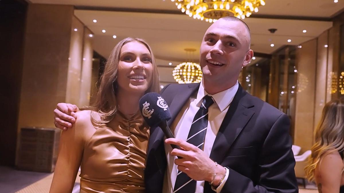 Former Swan Will Hayward cleans up at Carlton’s best-and-fairest awards with three trophies