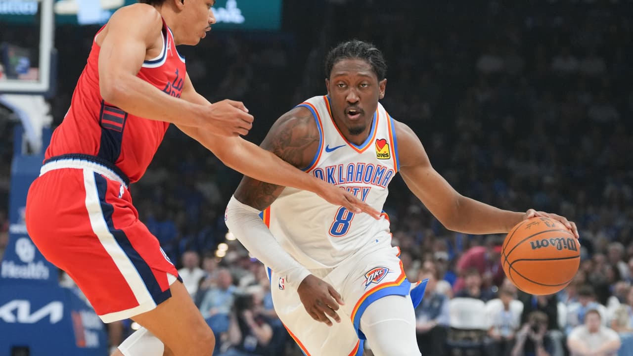 Jalen Williams was stretchered off after suffering a horrific injury against the Clippers.