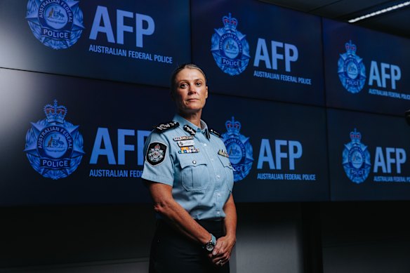 Australian Federal Police Commissioner Krissy Barrett says Sayit Erhan Akca, the orchestrator of a hoax terror plot, is her top offshore target.