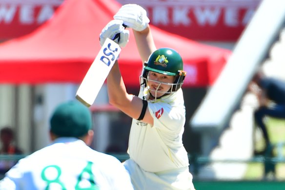 Matthew Renshaw of Australia during day 2.