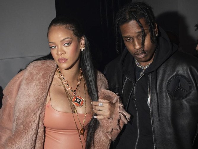 Rihanna and A$AP Rocky.