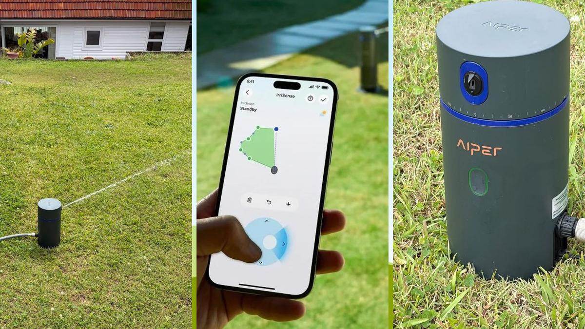 Aiper Irrisense 2 review: 7You Editor tests out smart sprinkler on her dry, brown lawn