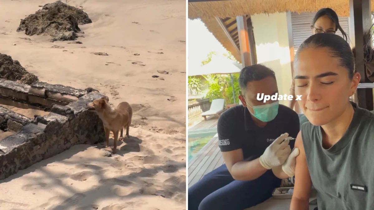 Romeo Beckham’s girlfriend Kim Turnbull has rabies scare after dog bite on Indonesia trip