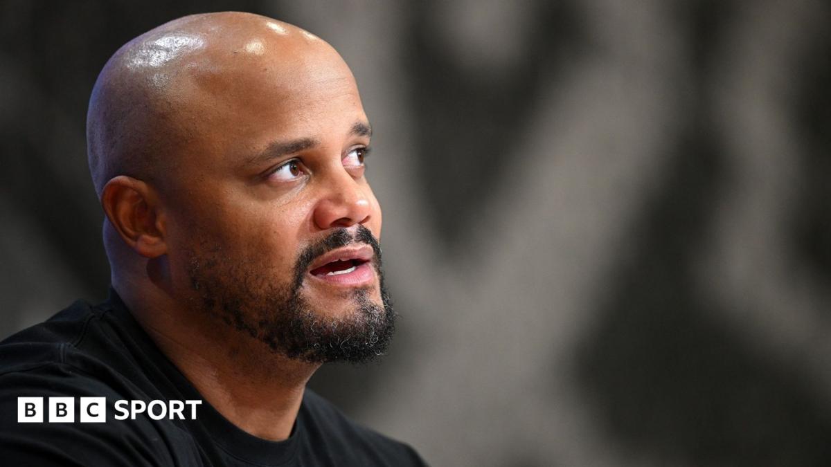 A head and shoulders image of Bayern Munich head coach Vincent Kompany