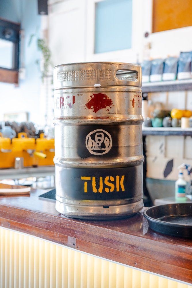Feral Brewing's limited release Tusk is available for one day only at 10 venues.