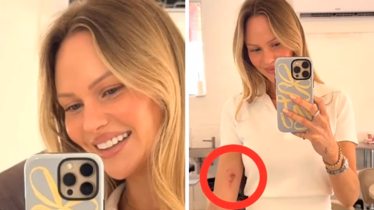 Jules Neale’s new tattoo gets tongues wagging days after former partner gets ink