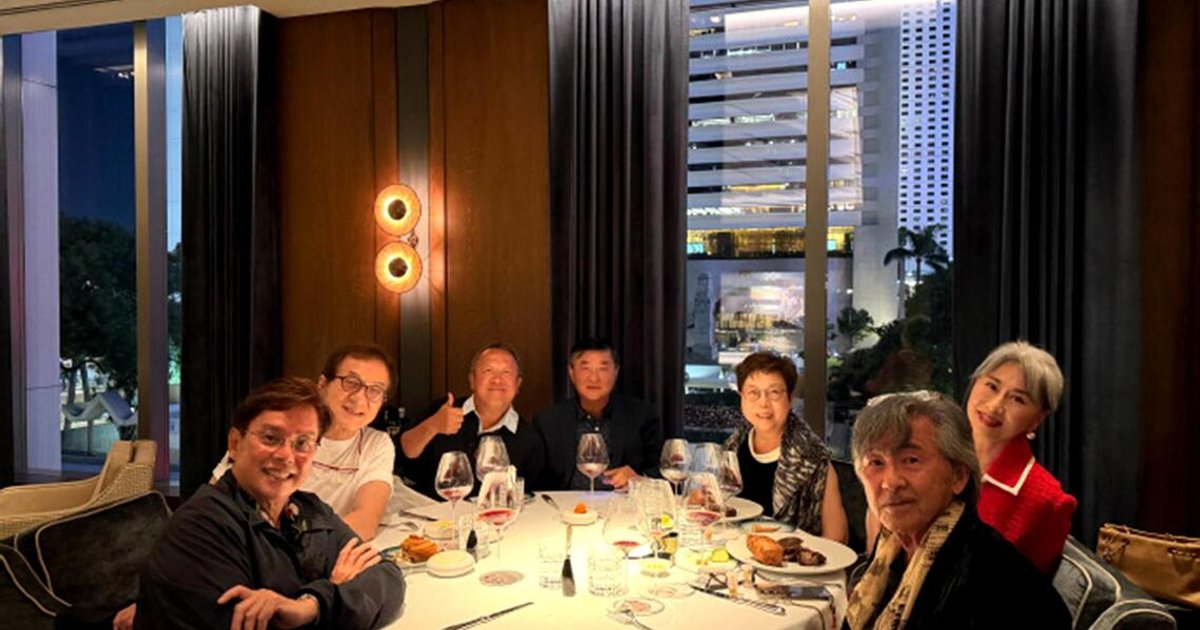 Alan Tam reunites with Jackie Chan and Eric Tsang