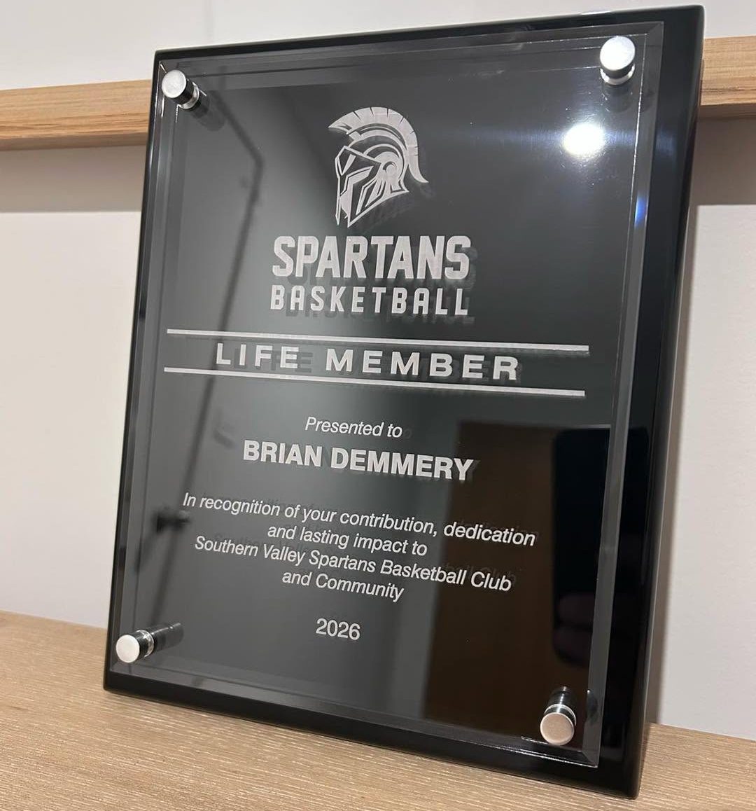 life membership plaque