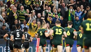 RLWC26: Record crowd treated to epic opener to IRL Rugby League World Cup 2026 between Australia Kangaroos and New Zealand Kiwis