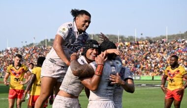 Rugby League World Cup 2026, Round 1 wrap, men's Round 2, match highlights, injuries
