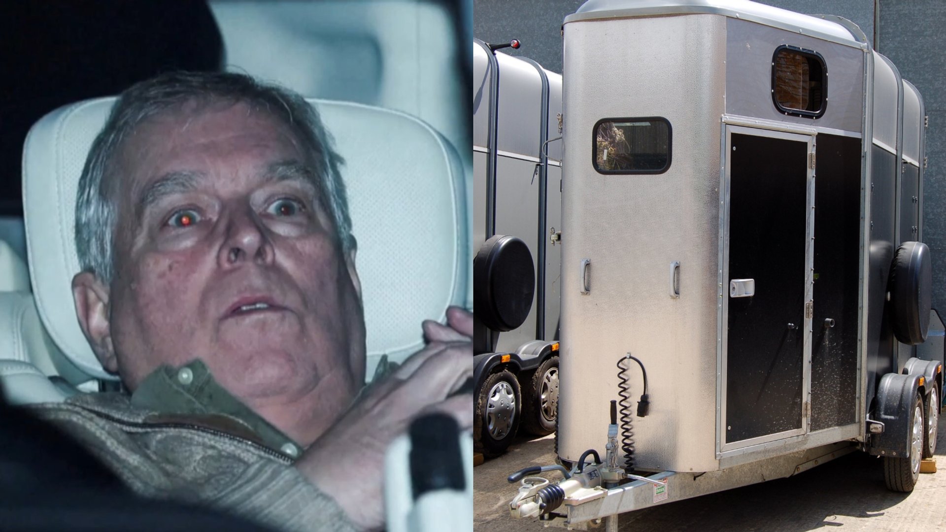 Ex-prince has been smuggled into and out of royal estates hidden inside a horsebox