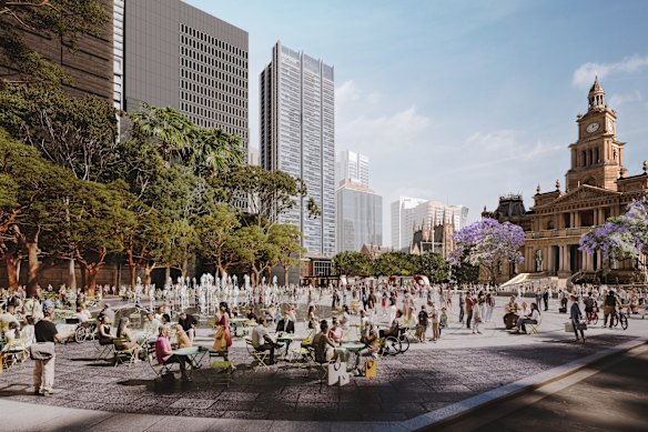 The council says the square would be used for markets, festivals, concerts and as a sporting event live site. 