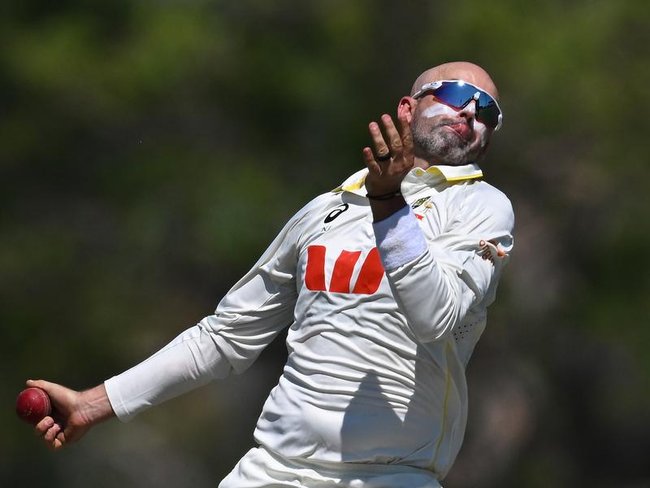 Australia’s Nathan Lyon took one wicket, but also sought feedback on his bowling. 