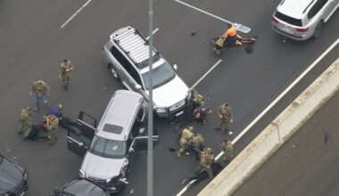 Monash Freeway pursuit: Six arrested after Brighton East home invasion