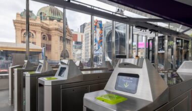 The Fed Square entrance to Town Hall Station is opening. See inside