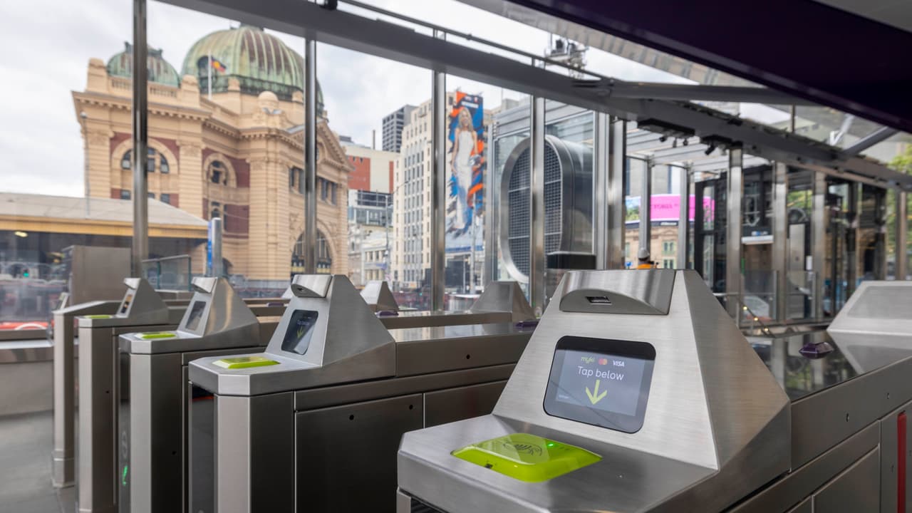 The Fed Square entrance to Town Hall Station is opening. See inside