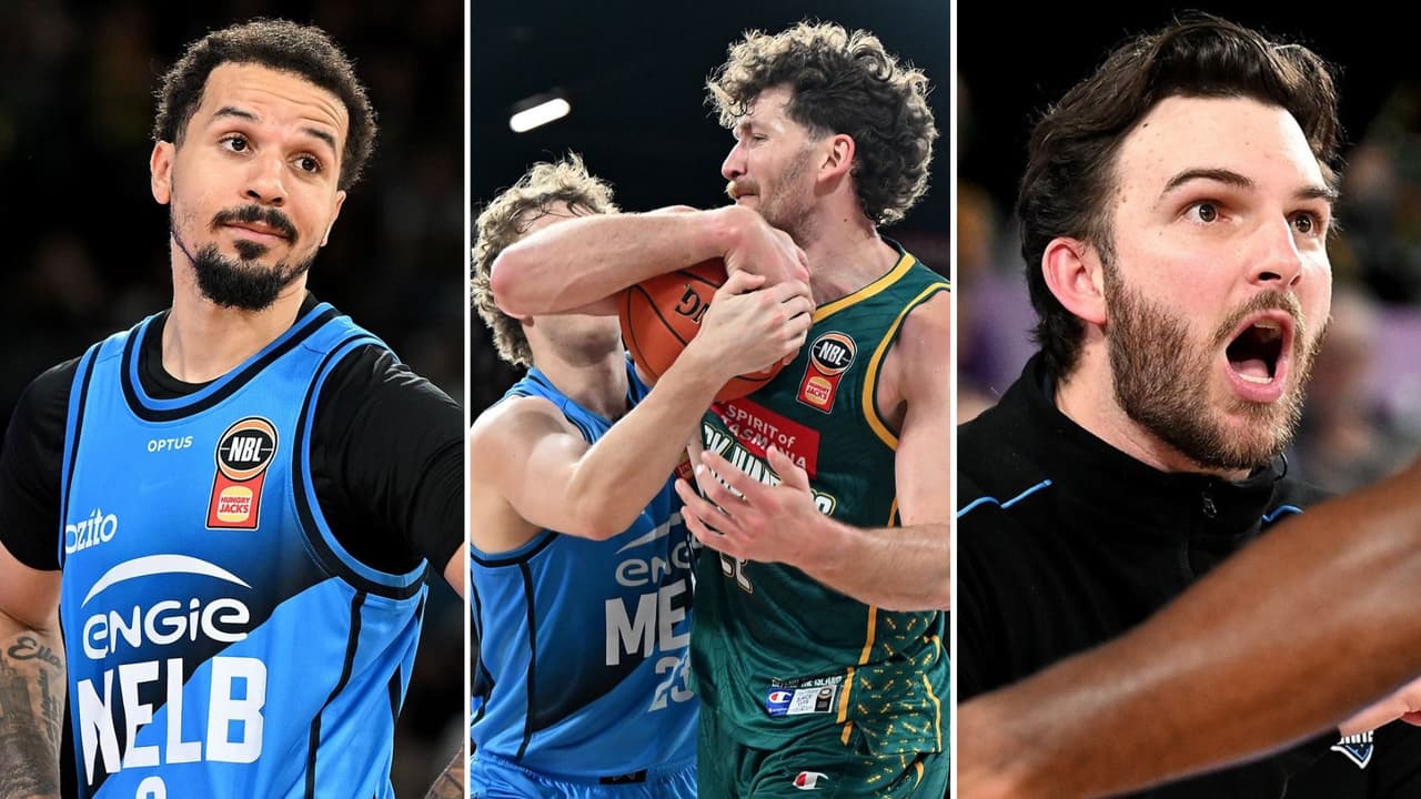 NBL 2026: Tasmania JackJumpers vs Melbourne United, referees, officiating, six players fouled out, Scott Roth, Jacob Chance