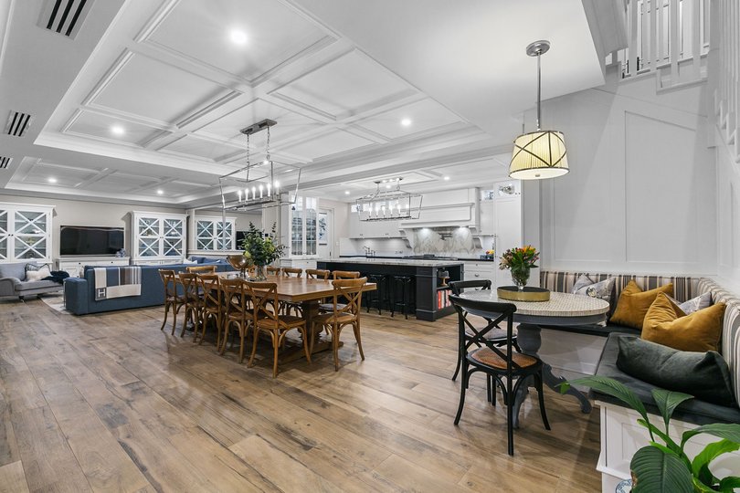 Ample living space ensures the home can accommodate large families.