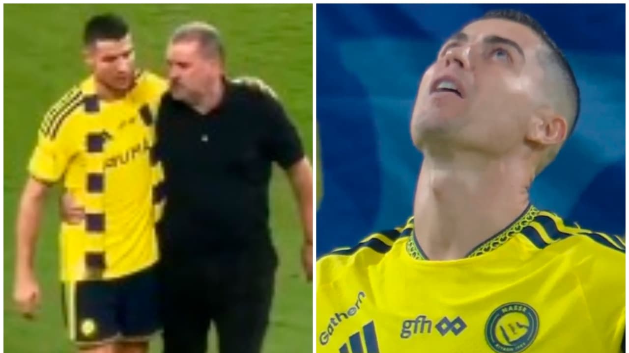 Football 2026: Ange Postecoglou consoles Cristiano Ronaldo after missed penalty and tap in for Al Nassr, latest news, video, highlights
