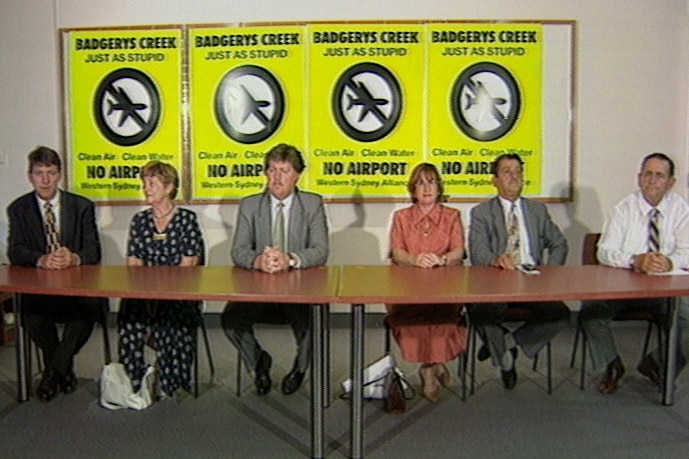 Opponents of a plan to build an airport at Badgerys Creek