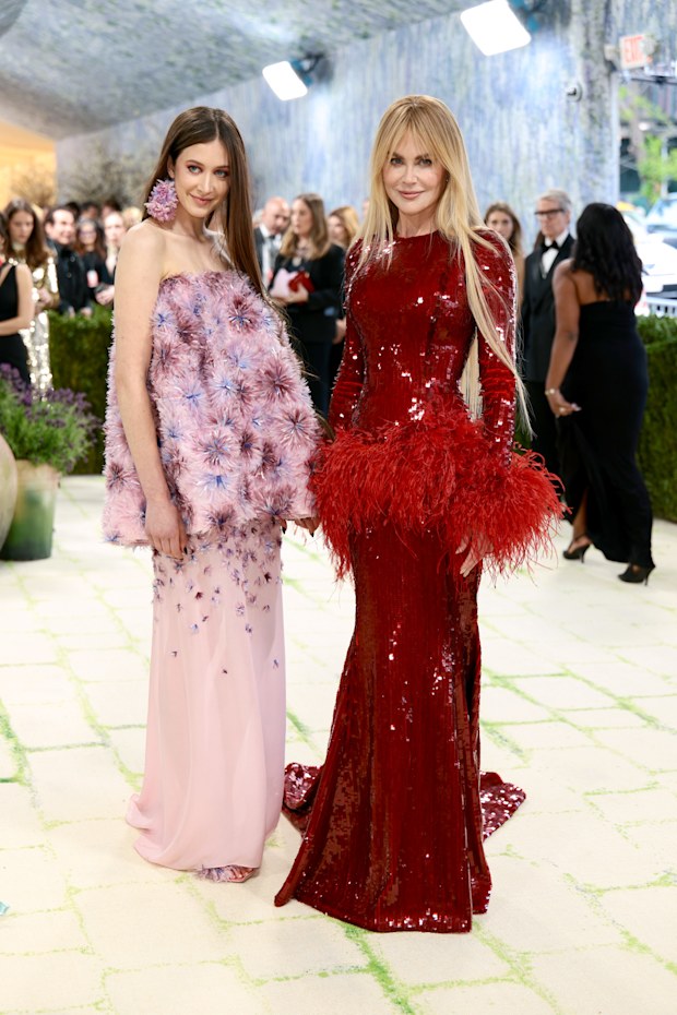 Sunday Rose Kidman Urban and Nicole Kidman attend the 2026 Met Gala celebrating "Costume Art" at the Metropolitan Museum of Art on May 04, 2026 in New York City.