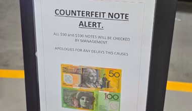 ‘All $50 and $100’: National cash warning as sign at Macca’s sparks fears