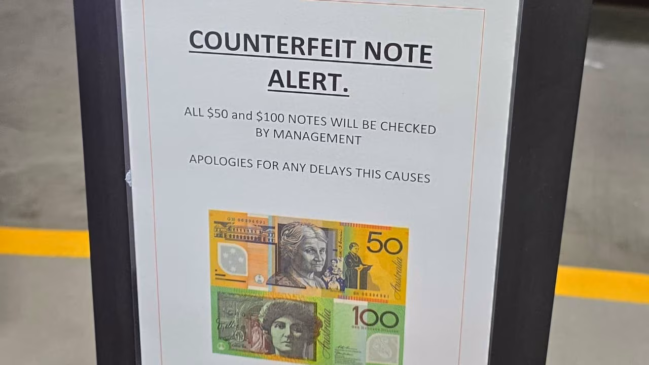 ‘All $50 and $100’: National cash warning as sign at Macca’s sparks fears