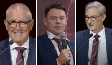 Lachie Neale cops Andrew Wellington jab as Lions celebrate premiership winning season at club’s awards night