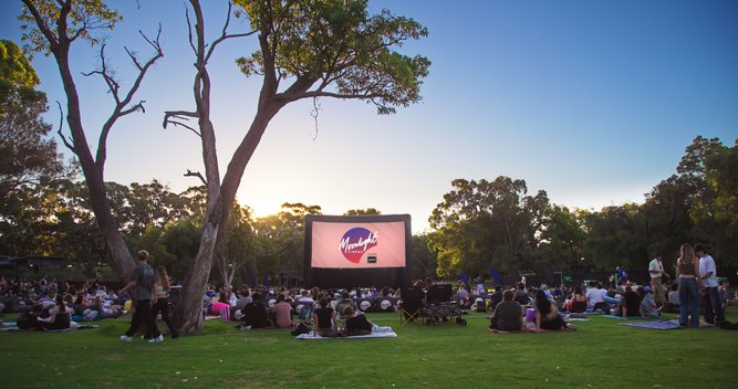 Moonlight Cinema in Kings Park.
