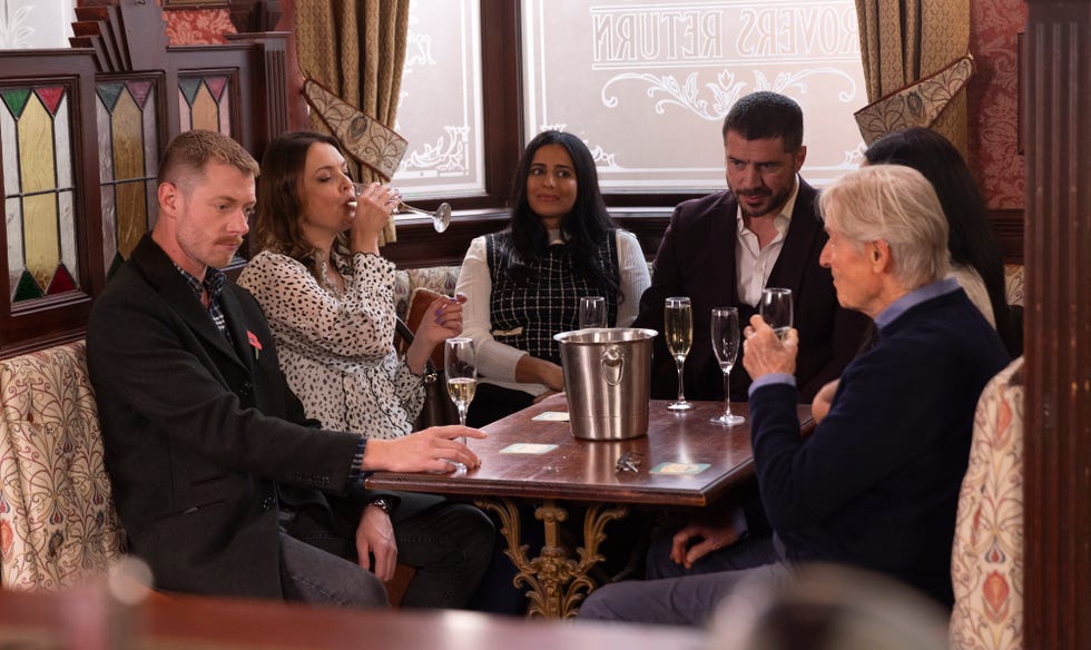 Daniel Osbourne, Tracy McDonald, Alya Nazir, Adam Barlow, Amy Barlow, Ken Barlow, Coronation Street daniel osbourne, tracy mcdonald, alya nazir, adam barlow, amy barlow, ken barlow, coronation street