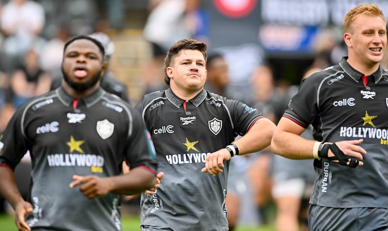 Some of the Hollywoodbets Sharks who play at Hollywoodbets Kings Park Stadium. Gerhard Duraan/Gallo Images/Getty Images
